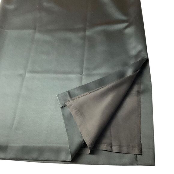 VIE by Victoria Royal Maxi Skirt A-Line Black Lined Side Zipper Side Slit 16 - Picture 8 of 12